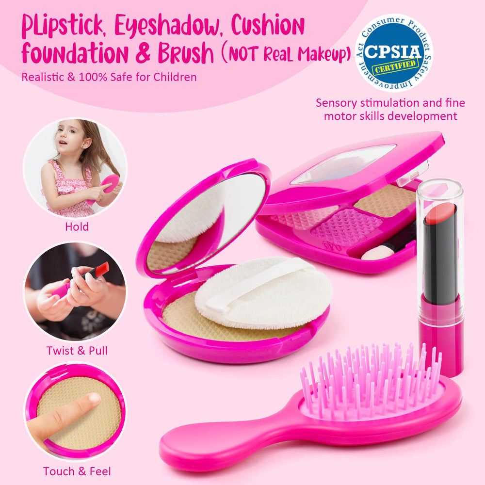 Hohosunlar hairbrush and tissue pack for daily-use pretend set