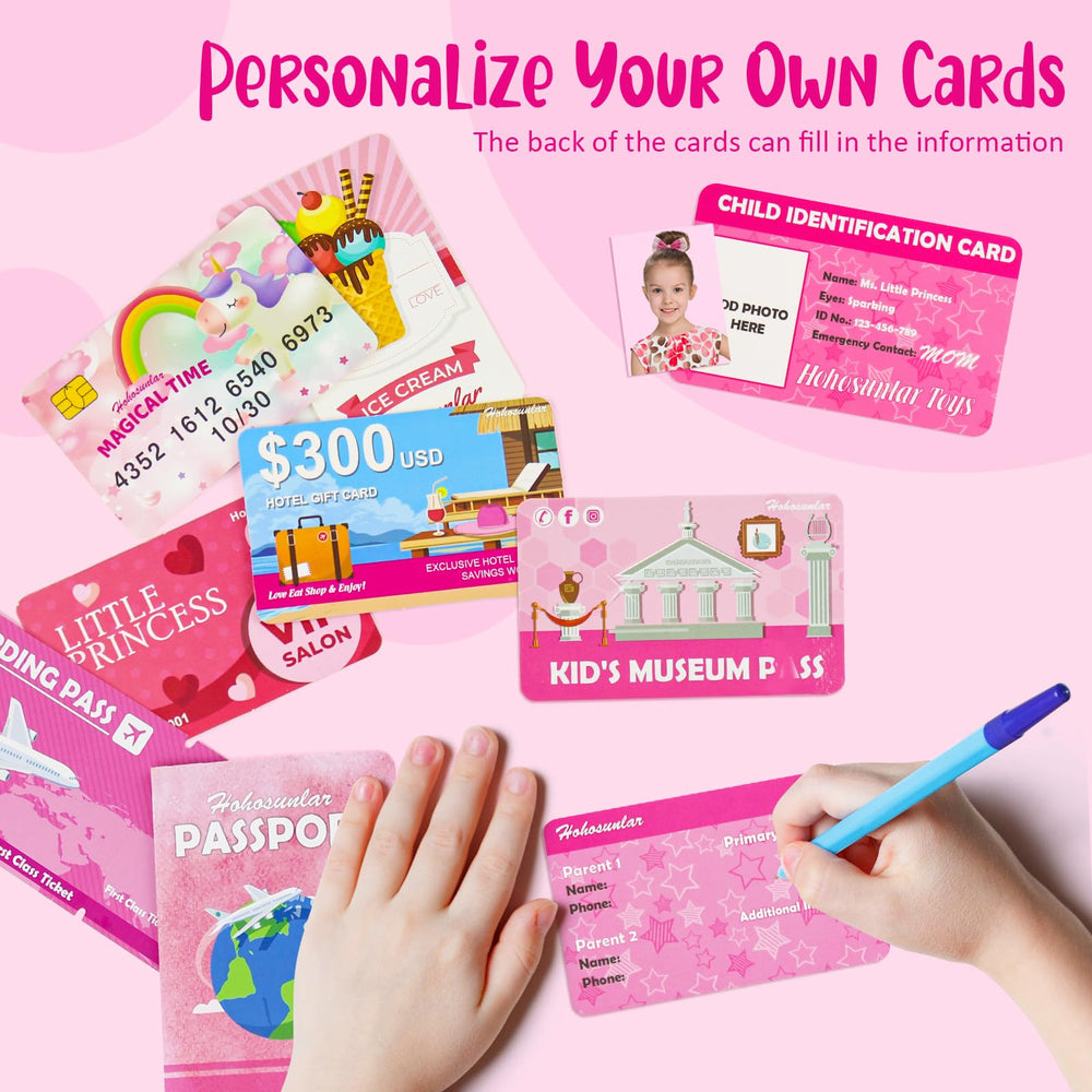 Hohosunlar passport and flight ticket cards support travel-themed imagination