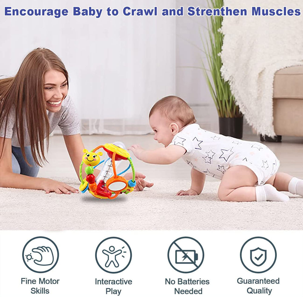 HOLA travel-friendly toy ball is easy to take on outings.