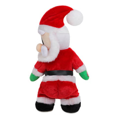 Holiberty battery-operated Santa sculpture features soft fabric for kid-friendly display.