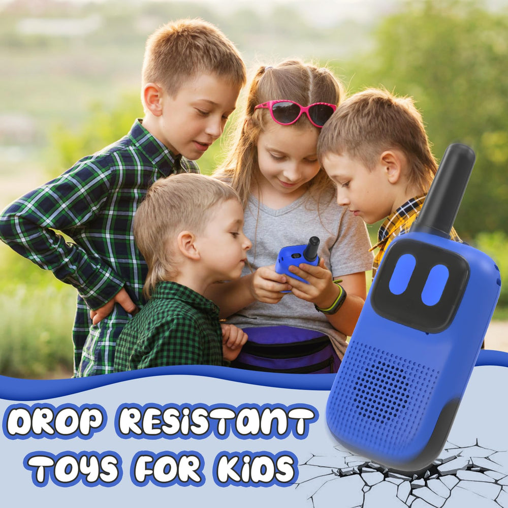 Holiky walkie talkies battery compartment for six AAA batteries