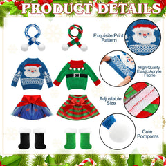 Hollowfly plush doll boots add festive charm and easy dressing.
