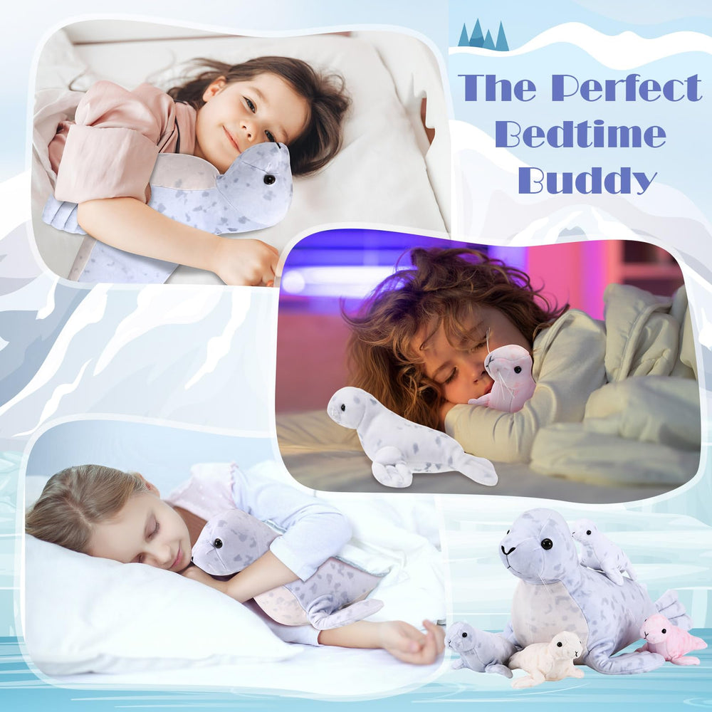 Hollowfly fourth baby seal 6-inch plush, gentle companion for sleepovers.