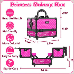 Hollyhi 59 Pcs cosmetics pots and accessories ready for dress-up fun