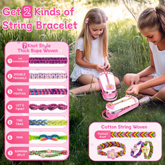 Hollyhi bracelet making board angle highlights ergonomic design for easier weaving.