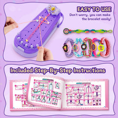 Hollyhi compact storage space keeps weaving strings and tools neatly organized.