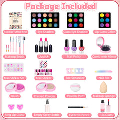 Hollyhi pink makeup kit case opened showing organized storage.