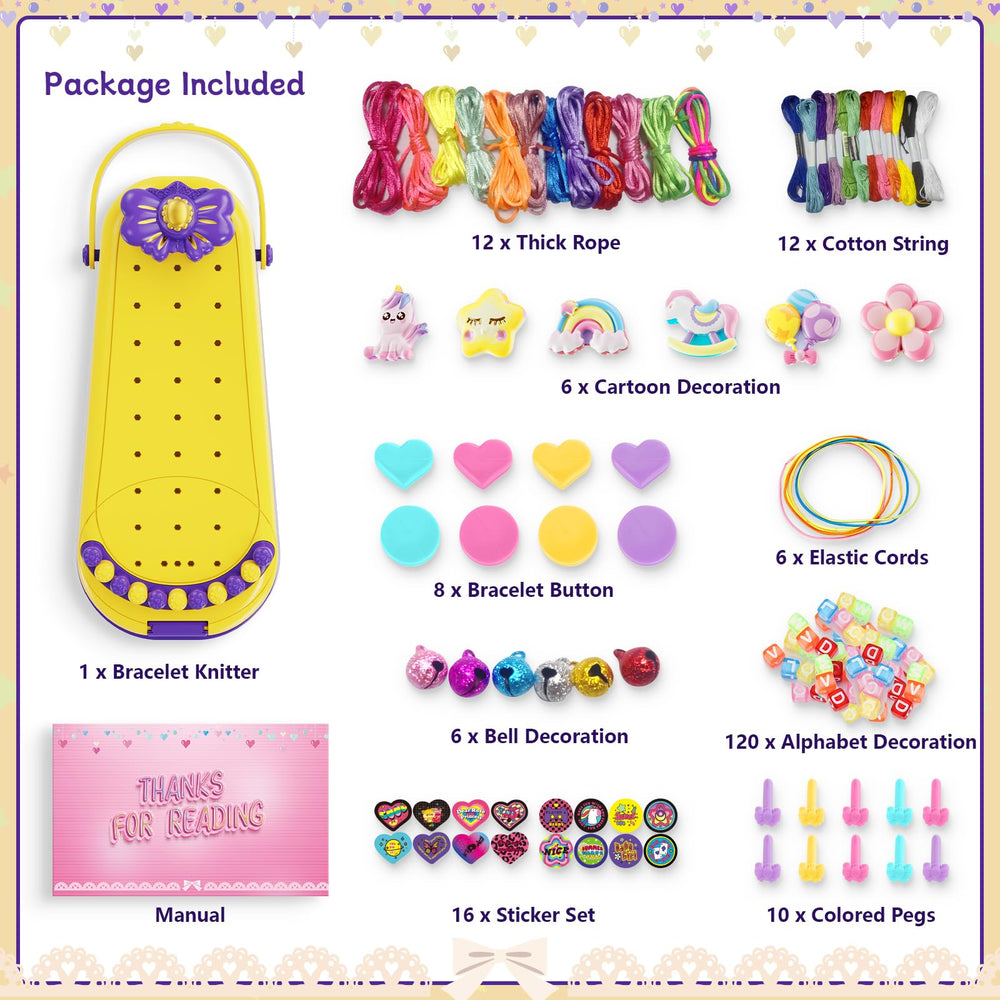 Hollyhi travel-friendly kit offers on-the-go bracelet making fun.