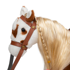 HollyHOME Appaloosa towel included for quick cleanups after play.