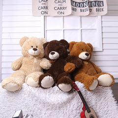 HollyHOME big teddy bear 36-inch brown gift-ready for celebrations.