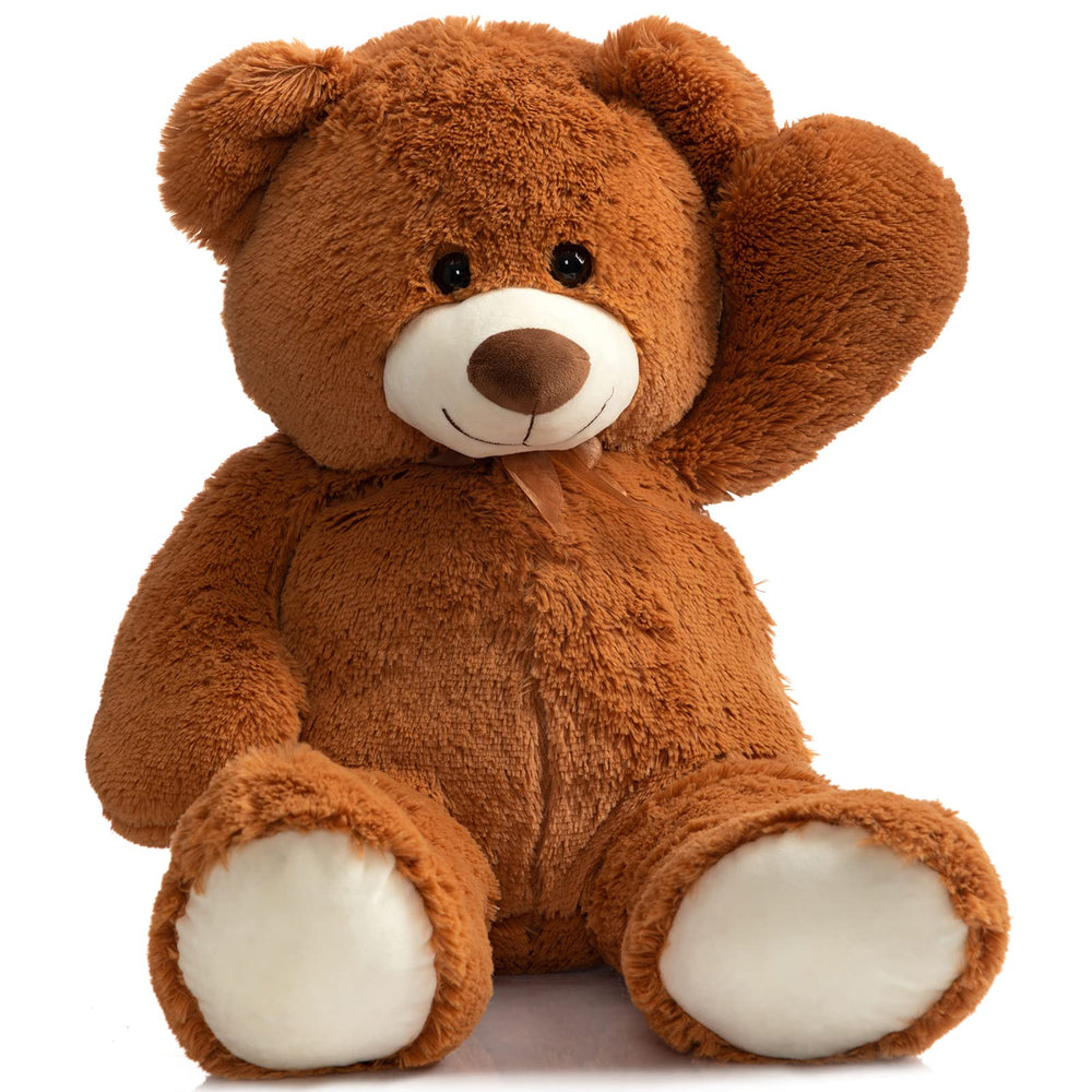 HollyHOME big teddy bear 36-inch brown living room decor for warmth.