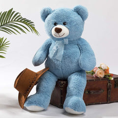 HollyHOME giant blue teddy bear, ideal for kids' bedrooms and play.
