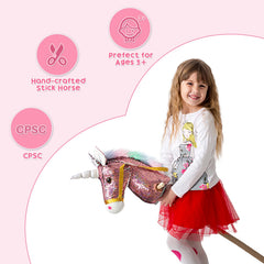 HollyHOME Wheels support smooth movement for practice and imaginary gallops.
