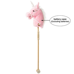 HollyHOME stick horse ears pressed to trigger neighing and galloping sounds