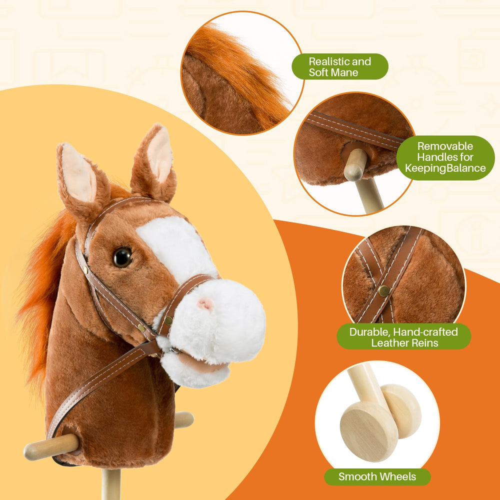 HollyHOME ears trigger neighing and galloping sounds for enhanced play