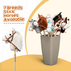 HollyHOME outdoor-friendly stick horse supports versatile active play spaces.
