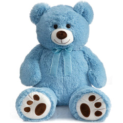 HollyHOME 36-inch blue teddy bear for cozy hugs and décor.