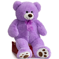 HollyHOME 36-inch teddy bear enhances room decor and cozy ambiance.