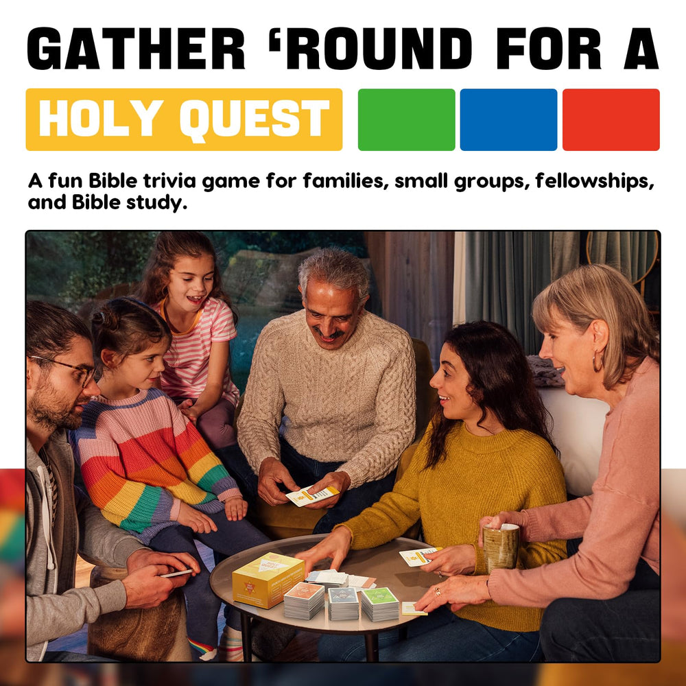 HOLY QUEST portable compact size ideal for church events and travel.