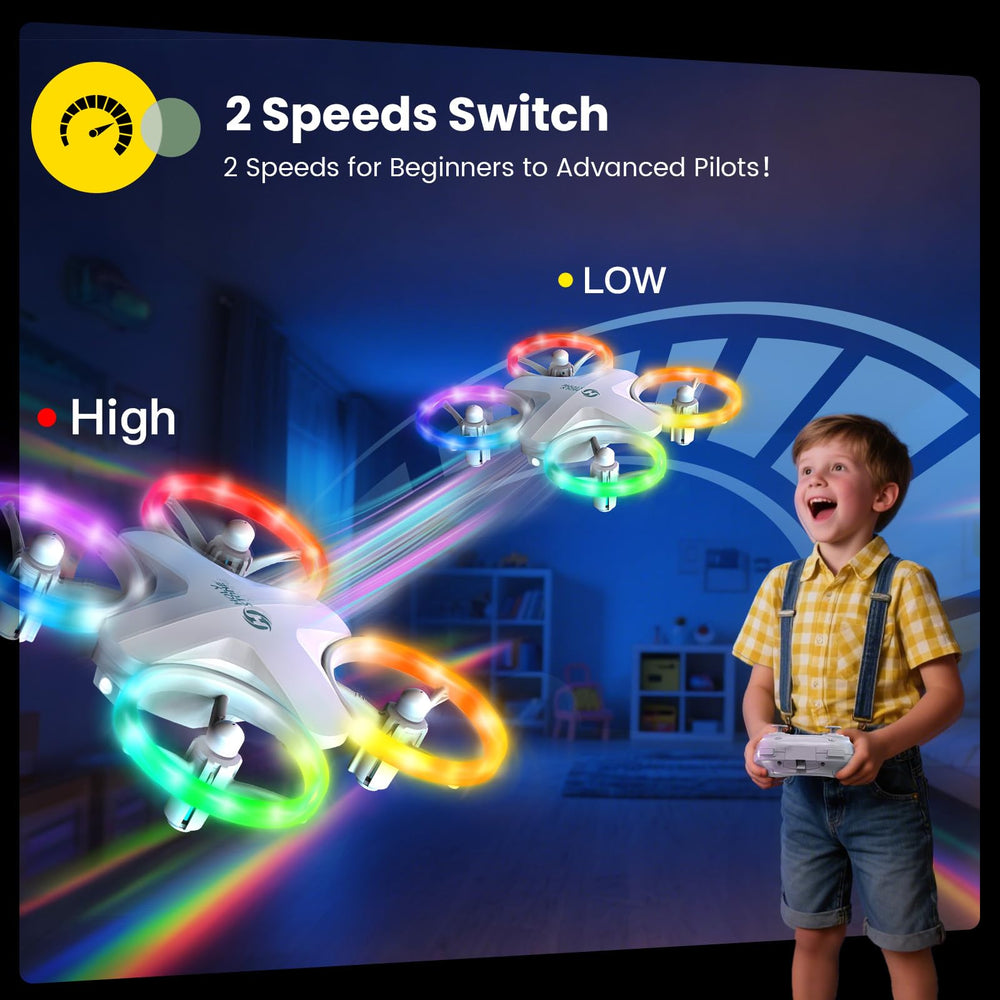 Holy Stone HS180 performs 360-degree flips and circle fly for fun
