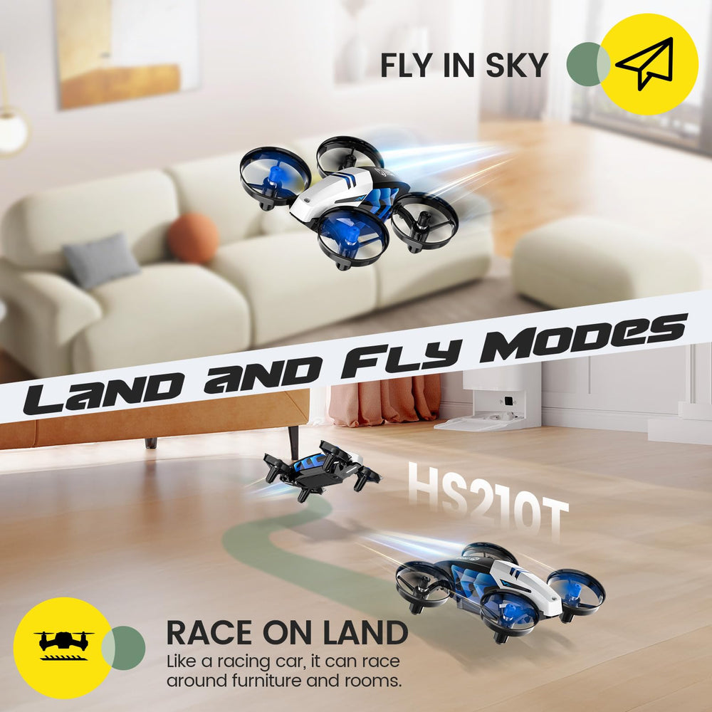 Holy Stone HS210T fly mode with 3D flips for indoor stunts