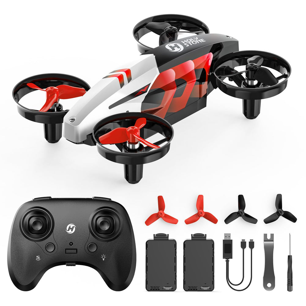 Holy Stone HS210T front view indoor drone for safe, precise indoor flight.