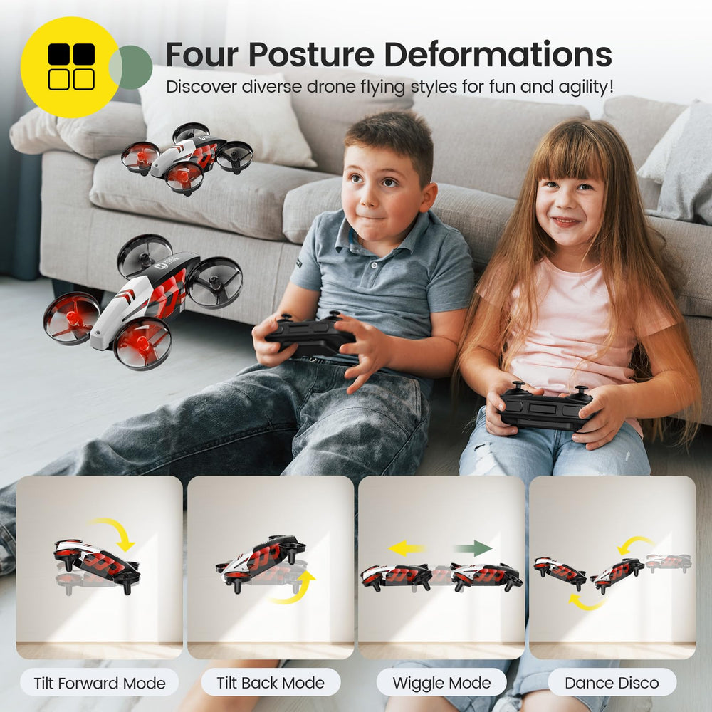 Holy Stone HS210T two battery pack extends flight time with extra charging options.