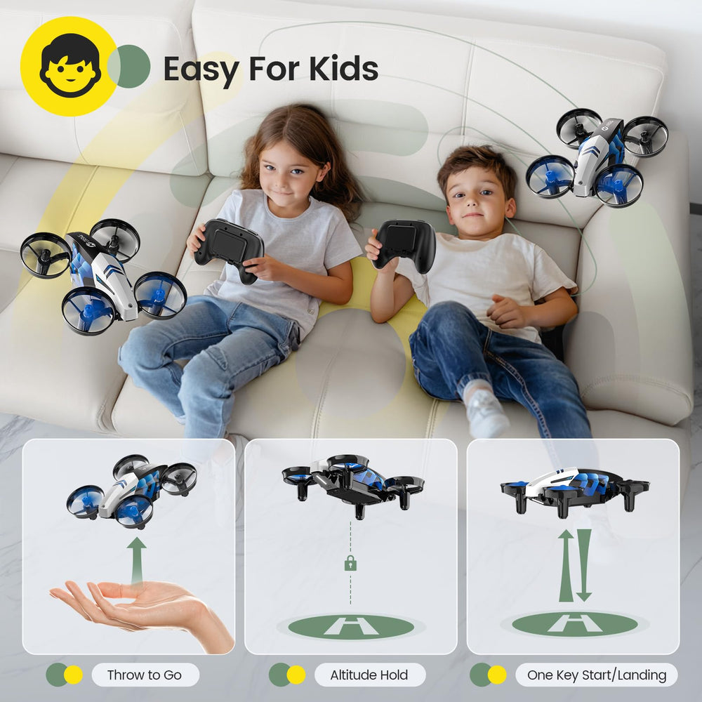 Holy Stone HS210T two rechargeable batteries extend flight time