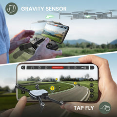 Holy Stone HS280D optical flow keeps stable hover indoors and outdoors.