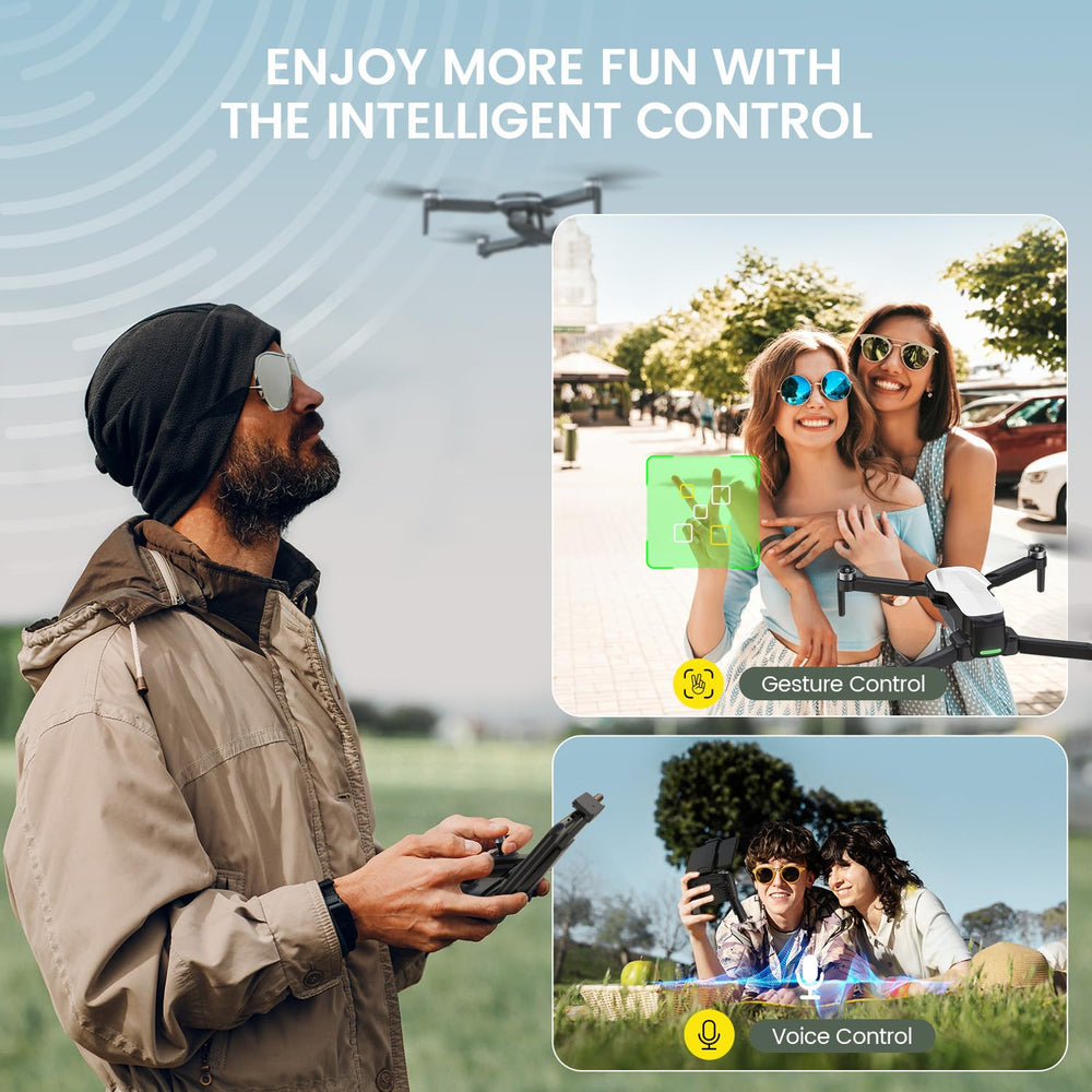 Holy Stone HS280D Tap Fly enables automatic flight paths.