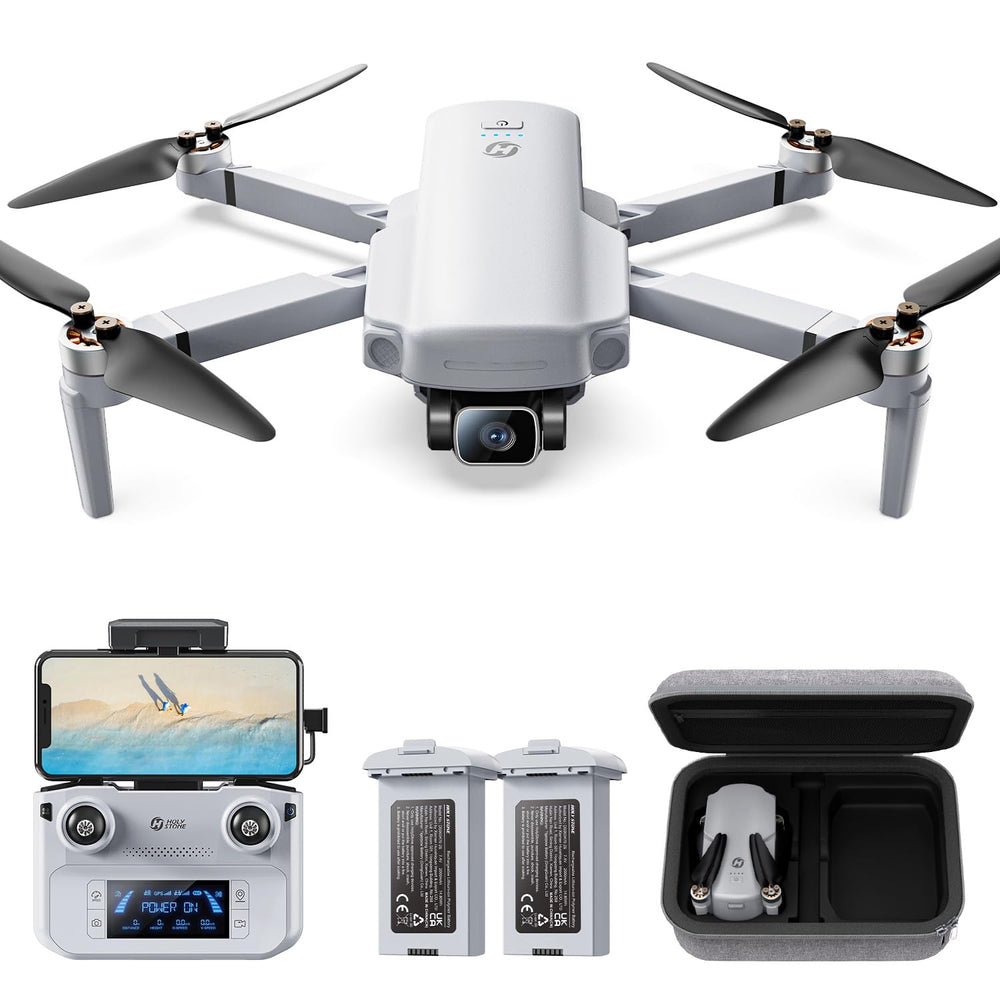 Holy Stone HS360D with 4K camera for crisp aerial footage and details.