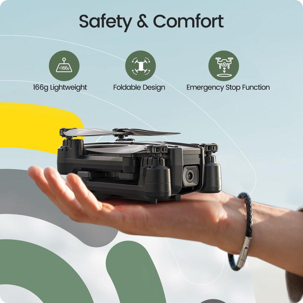Holy Stone HS440 one-key rotation enables fun aerial maneuvers.
