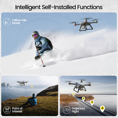 Holy Stone HS700E GPS/GLONASS hover precision for stable positioning