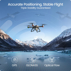 Holy Stone HS700E Return Home feature guiding a safe descent