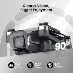 Holy Stone HS710 foldable design for compact travel and quick setup