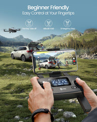 Holy Stone HS720G GPS auto return keeps flights safe.