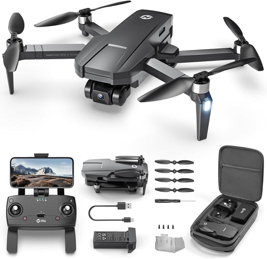Holy Stone HS720R 4K EIS camera captures sharp aerial footage.
