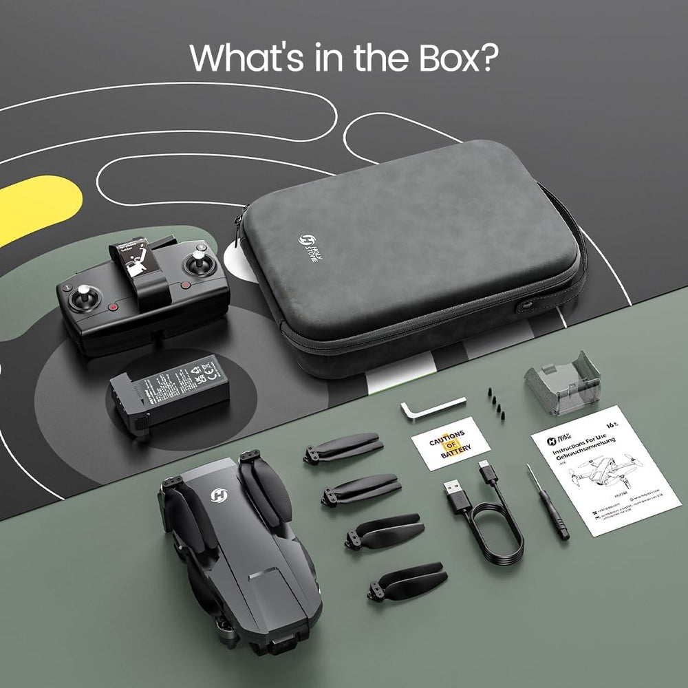 Foldable design of the Holy Stone HS720R supports easy travel.