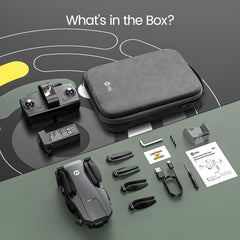 Foldable design of the Holy Stone HS720R supports easy travel.