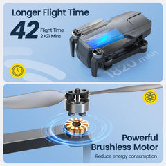 Holy Stone HS720S 5GHz FPV links for low-latency live video.