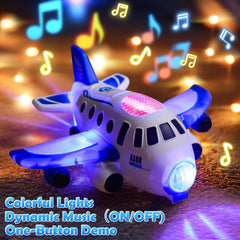 HOLYFUN a380 cartoon design lights, colorful plane sparks kid-friendly excitement.