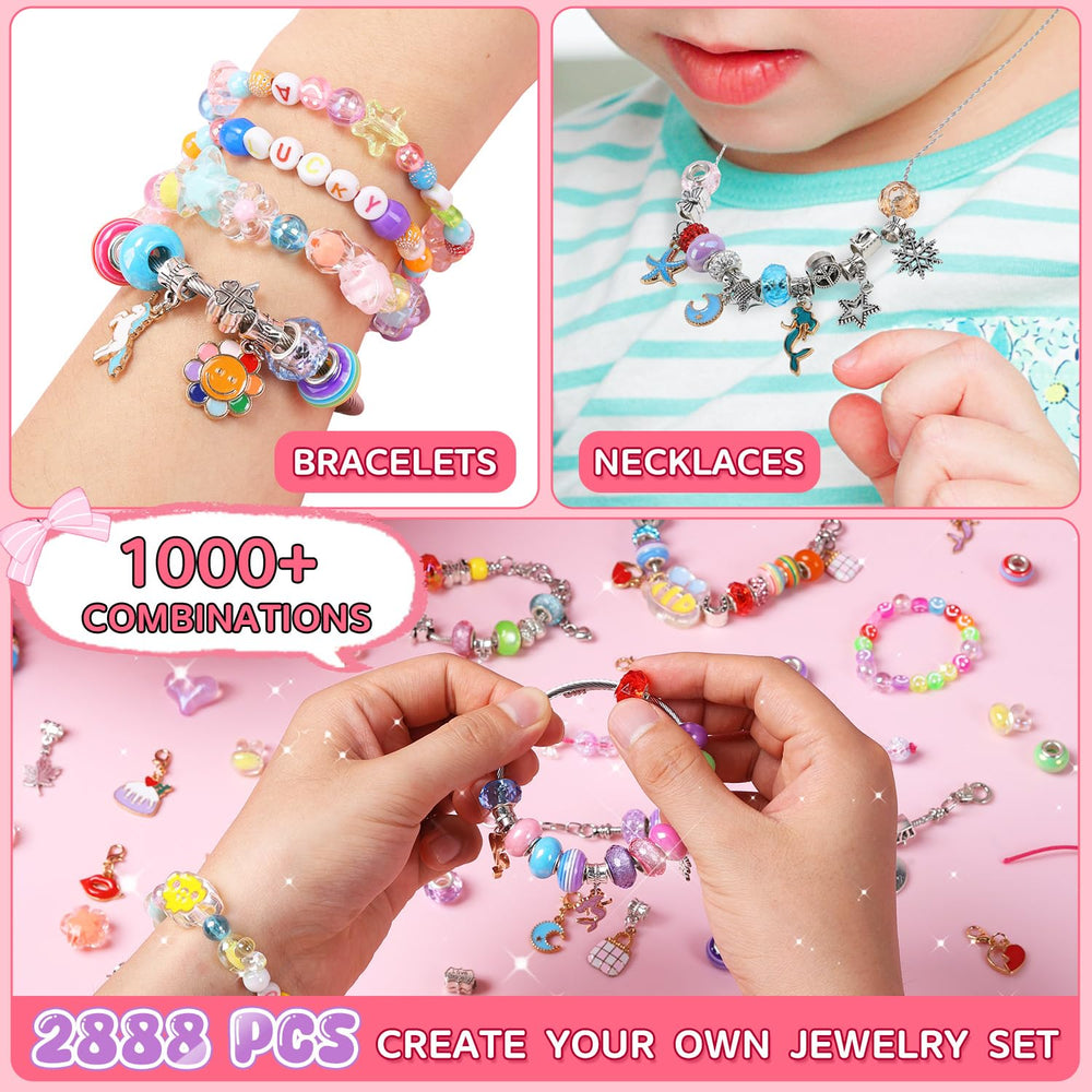 HOLYFUN bead variety display showcasing vibrant options for personalized designs