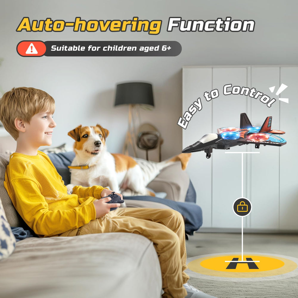 HOLYFUN RC plane in auto-hover mode for stable practice