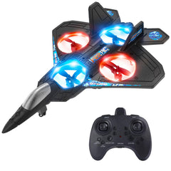 HOLYFUN foam RC plane front view highlighting beginner-friendly design
