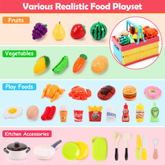 HOLYFUN kitchen basket for tidy storage and on-the-go play.