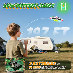 HOLYFUN mini UFO drone safety guards protect hands during crashes
