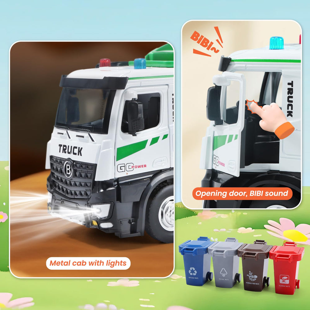 HOLYFUN opening rear door truck enables hands on loading and unloading play