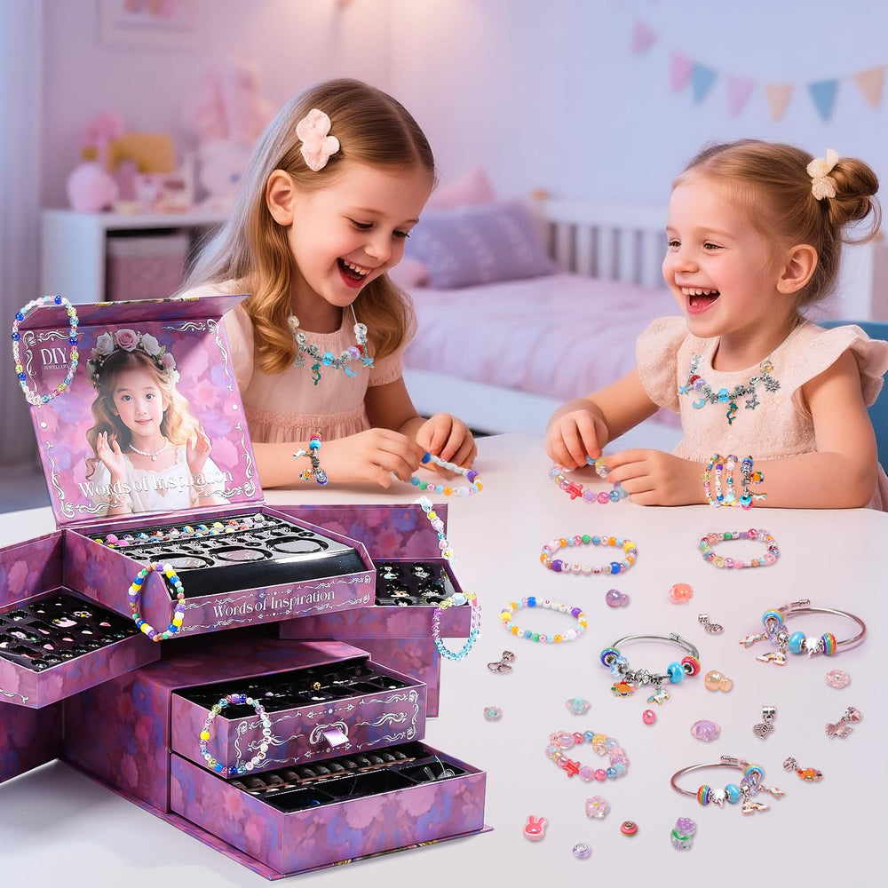 HOLYFUN press-on nail set adds creative dress-up play to craft kit.