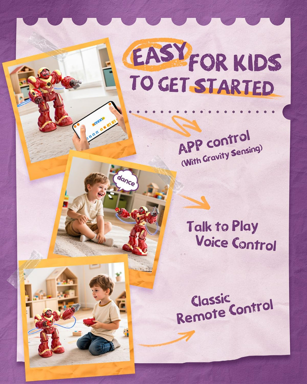 Holyton 5088 grabbing arm feature lets kids pick objects
