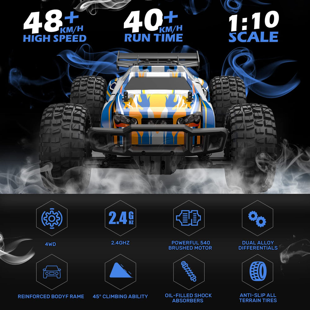 Holyton RC car high-toughness shell resists impacts during racing.